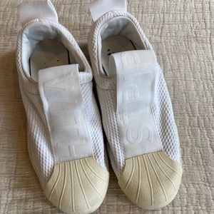 Adidas women’s superstar slip on sneakers